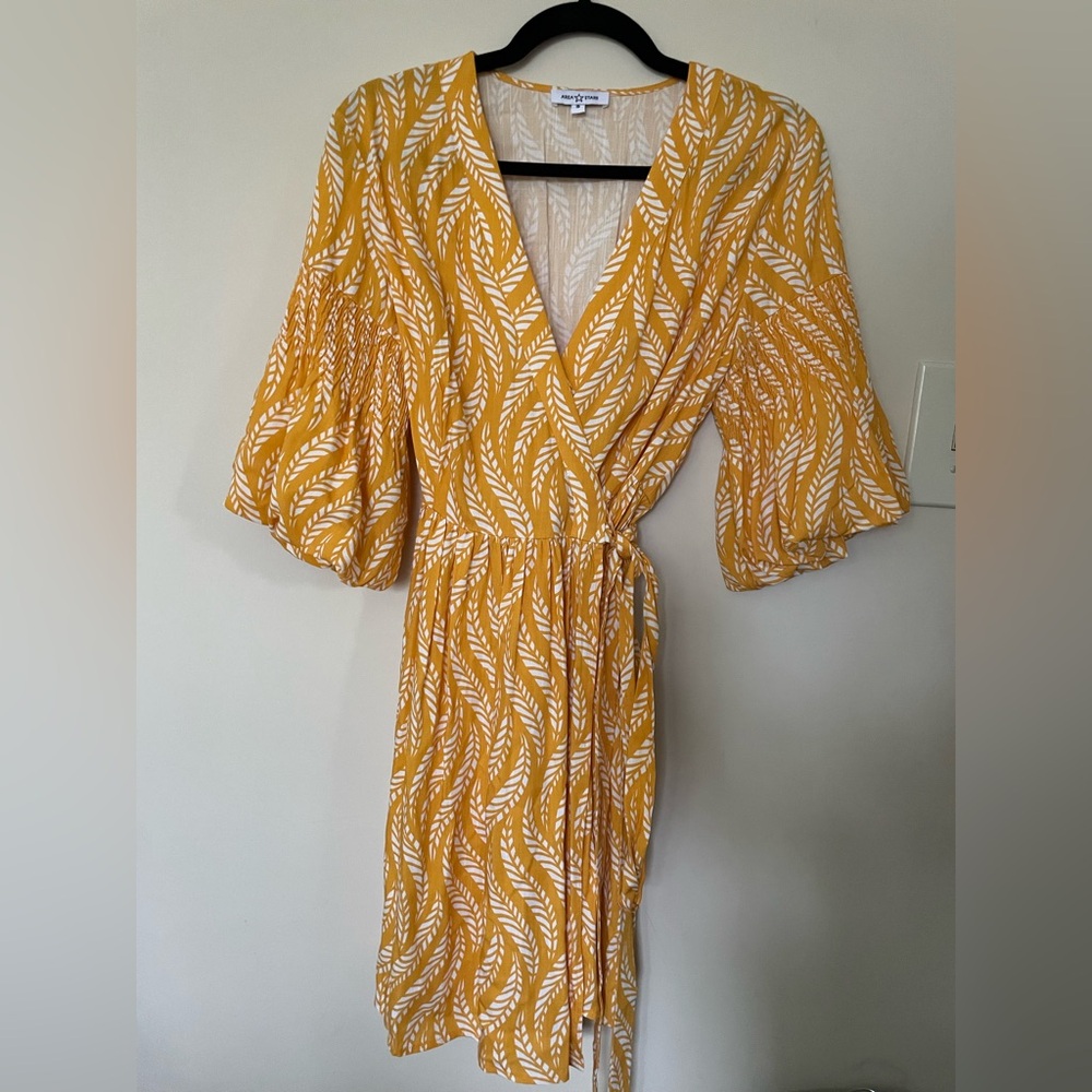 New! Area Stars Wrap Dress